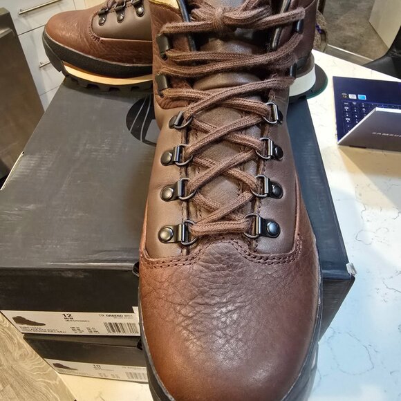TIMBERLAND Euro Hiker Dark Brown / Black Mid GORE-TEX Waterproof Boot MENS 12 - Picture 2 of 15